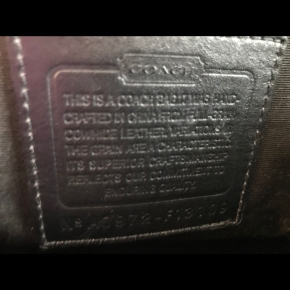 Coach shoulder bag black leather - Picture 4 of 5